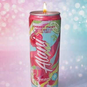 Cherry Twist Alani Energy Can Soy Candle Unscented